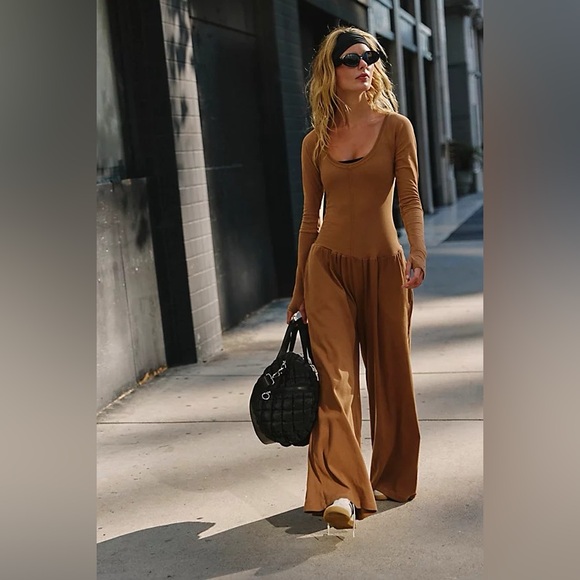 NWT FP Hot Shot Wide Leg Onesie - Picture 1 of 3